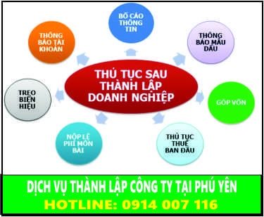 Dịch vụ th&agrave;nh lập c&ocirc;ng ty tại Ph&uacute; Y&ecirc;n