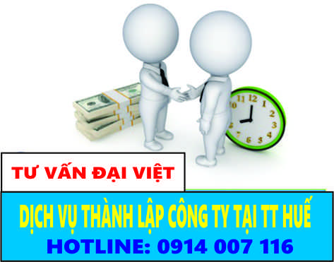 Dịch vụ th&agrave;nh lập c&ocirc;ng ty tại Huế