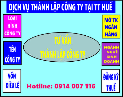Dịch Vụ Thành Lập Công Ty TNHH Tại Thừa Thiên Huế